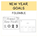 New Year Goals Foldable