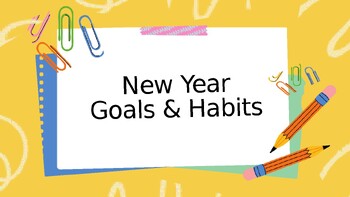 Preview of New Year Goals & Habits