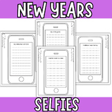 New Year Goals & Resolutions  - New Years Writing Selfies 