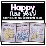 New Year 2024 Graphing on the Coordinate Plane Mystery Picture