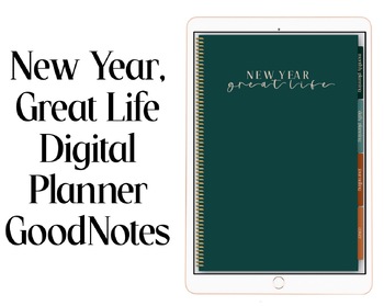 Preview of New Year, Great Life - Digital planner - Goodnotes App