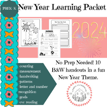Preview of New Year Learning Activities