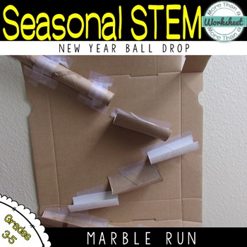 STEM for New Year's:Marble Drop by More Than a Worksheet | TPT