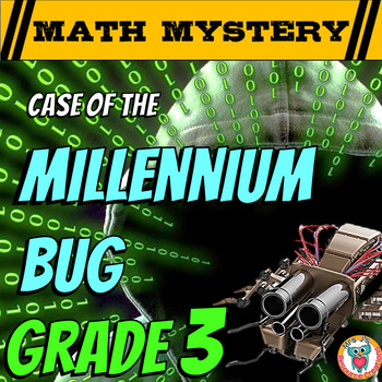 Preview of New Years Activity: 3rd Grade New Year Math Mystery
