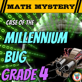 Preview of New Years Activity: 4th Grade New Year's Math Mystery