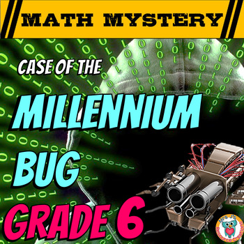 Preview of New Years Activity: 6th Grade New Years Math Mystery