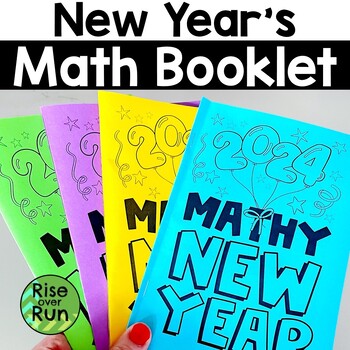 Preview of New Year Math Activity Booklet for 2024