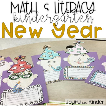 New Year Math & Literacy by Joyful in Kinder | Teachers Pay Teachers