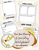 New Year Memory & Goal Setting [Año Nuevo] Activity Bookle