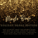 New Year Mingle Bingo - Holiday Break Edition - for Back t