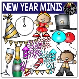 New Year Minis Clip Art Set {Educlips Clipart}