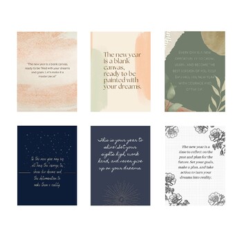 New Year Motivational Posters - Set of 6 | High Resolution by Theo's ...