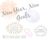 New Year New Goals Bulletin Board Kit