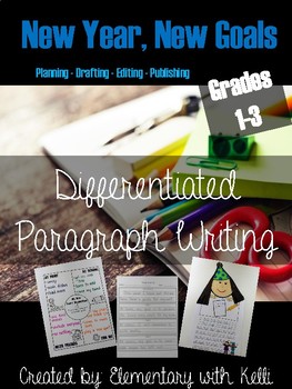 Preview of New Year, New Goals: Differentiated Paragraph Writing