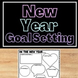 New Year New Goals | High School Goal Setting Student Activity
