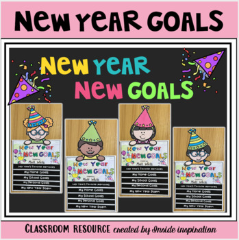 New Year Goals 2023, Bulletin Board Writing Activity