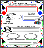New Year, New Me Activity Poster
