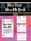 "New Year, New Me!"   New Year's Resolution Print & Fold Book