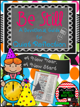 Preview of New Year, New Start Bible Study Devotion and Reflection Journal: Be Still