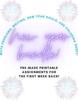 Preview of New Year, New You Bundle!
