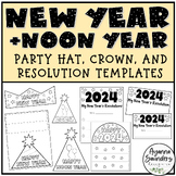 New Year + Noon Year 2024 | Hat & Crown Crafts | Resolutio