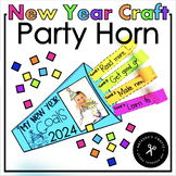 New Year Party Horn Goals Craft 2024