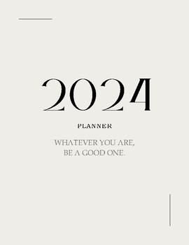 Preview of New Year Planner and Goal-setting Notebook