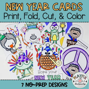 Preview of New Year Printable Cards