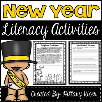 Preview of New Year Reading Comprehension (FREE)