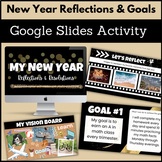 New Year Reflections & Resolutions Vision Board Goal Setti