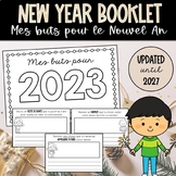 FRENCH New Year Resolution Booklet FREEBIE - Mes buts pour
