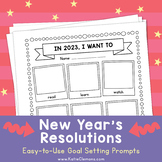 New Year Resolutions 2024 Morning Work, Goal Setting, Grow