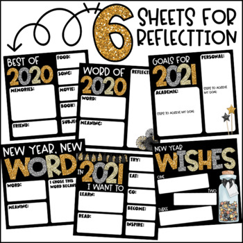 New Year | New Years Resolutions | New Year Bulletin Board | TpT