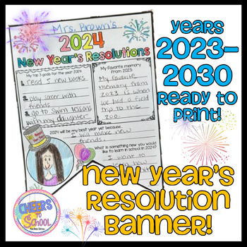 Preview of 2024 New Year's Resolutions and Goals Banner