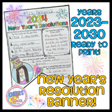 2024 New Year's Resolutions and Goals Banner
