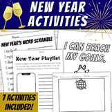 New Year SEL & Writing Activities for Upper Elementary Stu