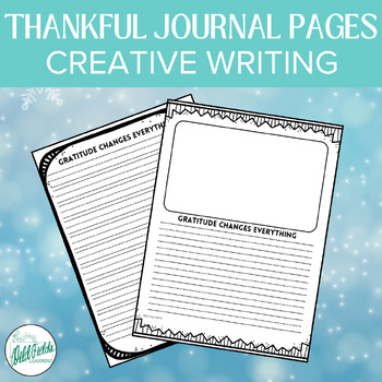 Preview of FREE New Year Thankful Journal Pages