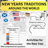 New Year Traditions Around the World Passages with questio