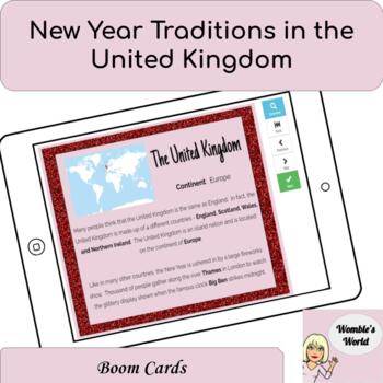 Preview of New Year Traditions in the United Kingdom - Boom Cards