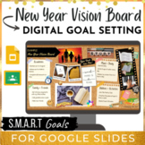 New Year Vision Board & SMART Goal Setting Activity | Edit