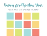 New Year Vision Printable [FREE]