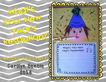 Preview of New Year - What's Your New Year's Resolution?  Writing and Craft