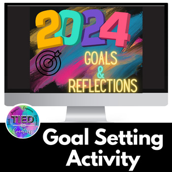 Preview of New Year, Who's This : 2024 Goal Setting and Reflection Activity