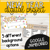 New Year Word Digital Project - Jamboard (2023)