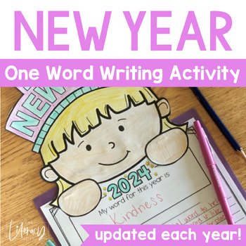 Preview of New Year Writing Activity, New Year Bulletin Board Idea, Opinion Writing