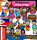 New Year in Philippines clip art