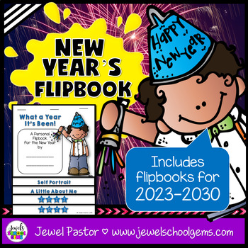 New Year 2023 Activities | 2023 New Years Goals and Goal Setting Flipbook