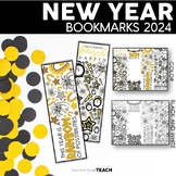 New Year's 2024 Bookmarks | Early Finishers Activity