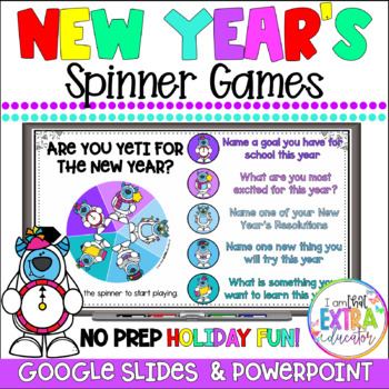 Preview of New Year's 2024 | Spinner Games | January Morning Meeting