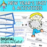 New Year's Reading & Writing Activities Middle School DIGI